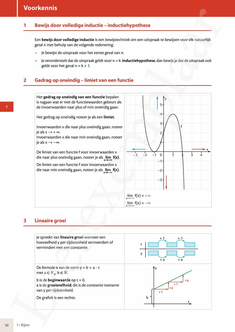 Preview: Matrix Wiskunde 5 Analyse deel 2: rijen, continuïteit, limieten, afgeleiden en verloop van functies Doorstroom Gevorderde wiskunde Handboek (incl. Pelckmans Portaal)