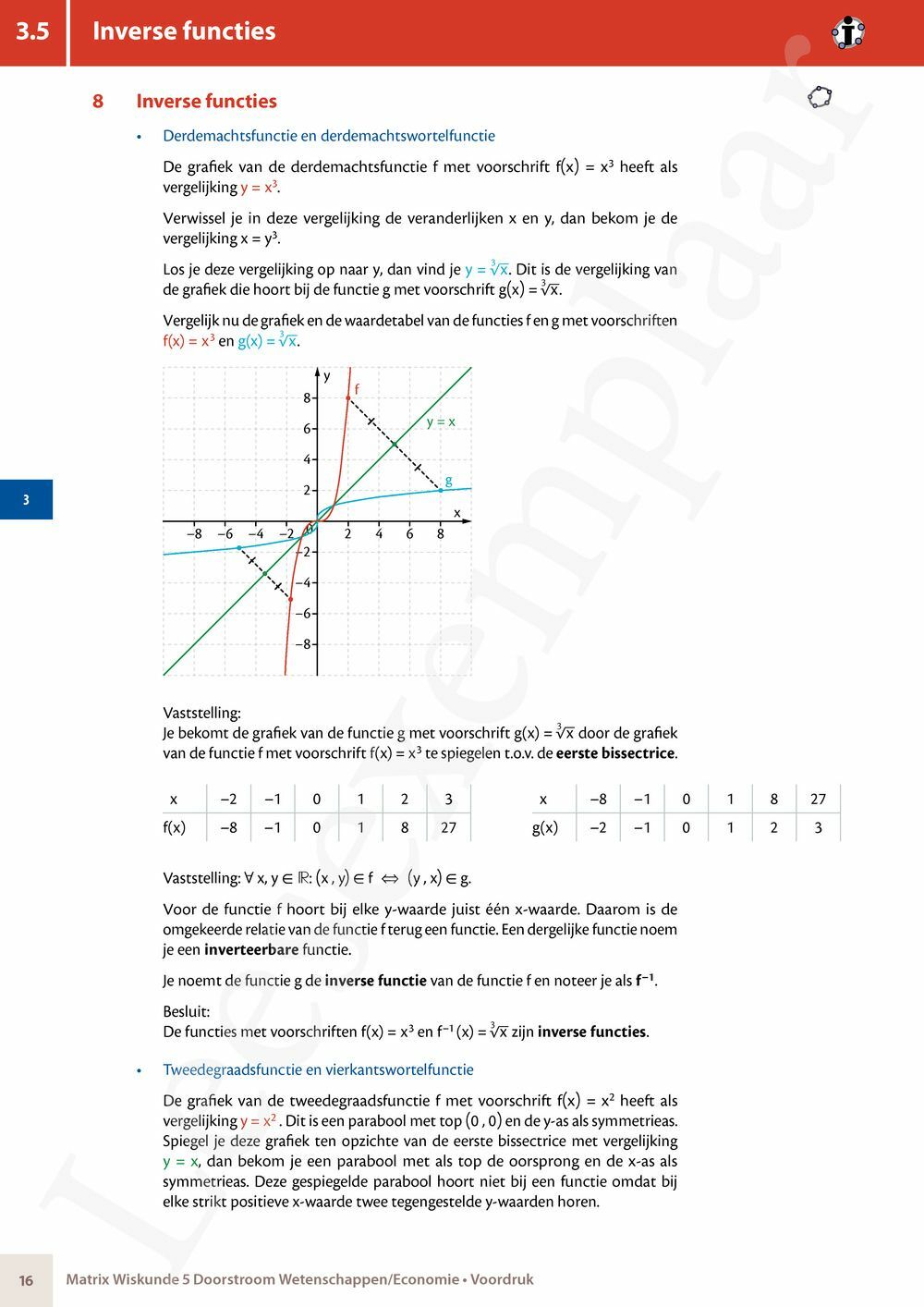 Preview: Matrix Wiskunde 5 Analyse deel 2: rijen, continuïteit, limieten, afgeleiden en verloop van functies Doorstroom Wetenschappen, Doorstroom Economie Handboek (incl. Pelckmans Portaal)