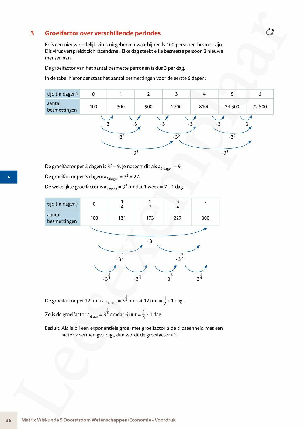 Preview: Matrix Wiskunde 5 Analyse deel 2: rijen, continuïteit, limieten, afgeleiden en verloop van functies Doorstroom Wetenschappen, Doorstroom Economie Handboek (incl. Pelckmans Portaal)