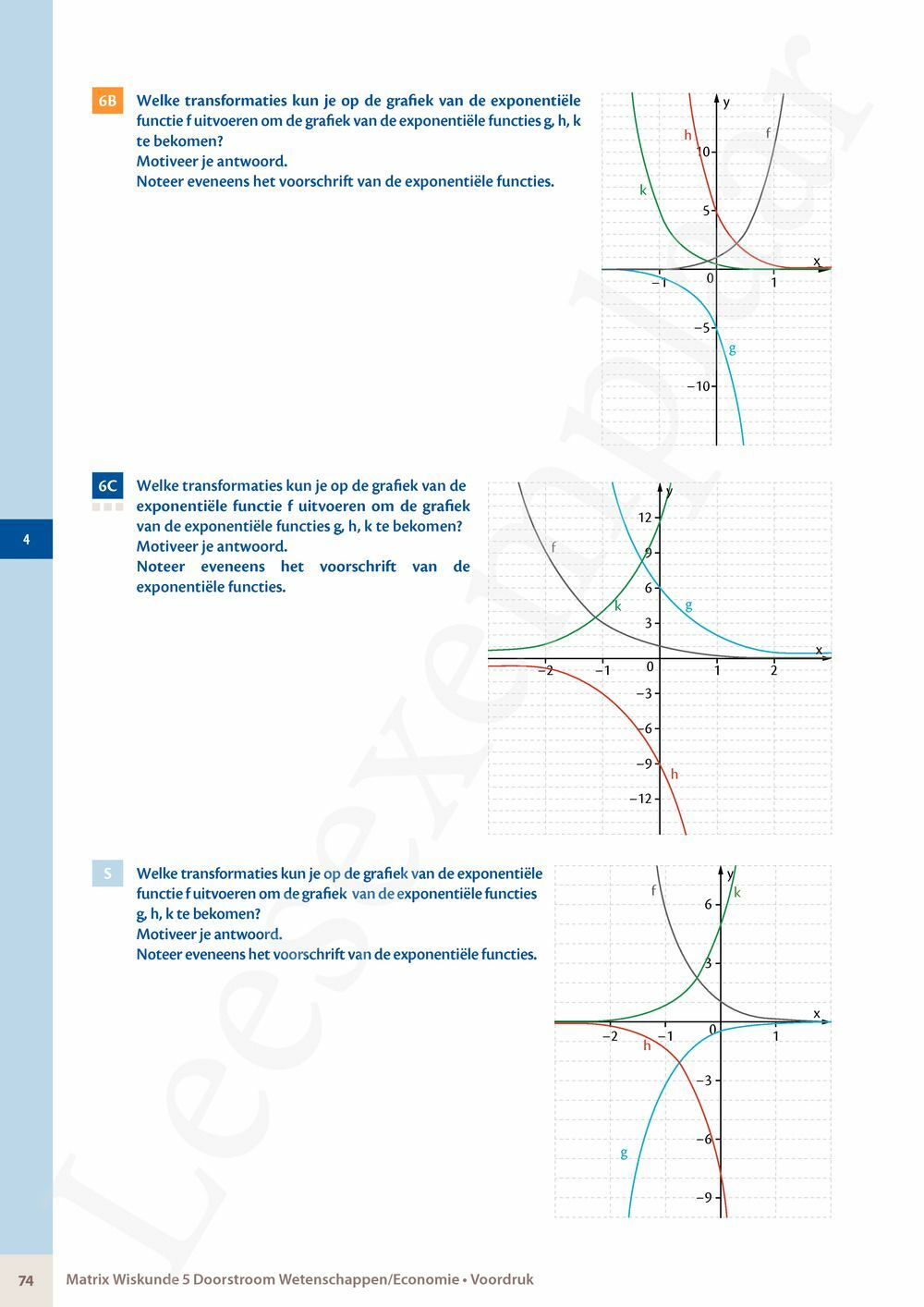 Preview: Matrix Wiskunde 5 Analyse deel 2: rijen, continuïteit, limieten, afgeleiden en verloop van functies Doorstroom Wetenschappen, Doorstroom Economie Handboek (incl. Pelckmans Portaal)