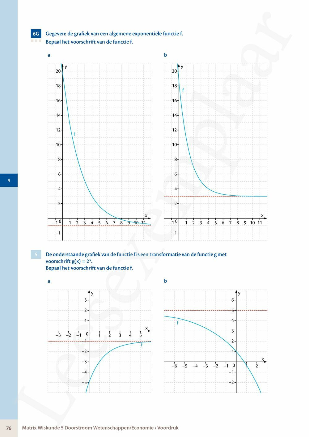 Preview: Matrix Wiskunde 5 Analyse deel 2: rijen, continuïteit, limieten, afgeleiden en verloop van functies Doorstroom Wetenschappen, Doorstroom Economie Handboek (incl. Pelckmans Portaal)