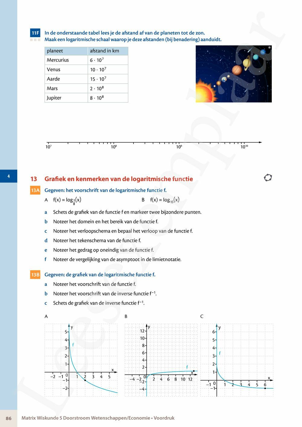 Preview: Matrix Wiskunde 5 Analyse deel 2: rijen, continuïteit, limieten, afgeleiden en verloop van functies Doorstroom Wetenschappen, Doorstroom Economie Handboek (incl. Pelckmans Portaal)