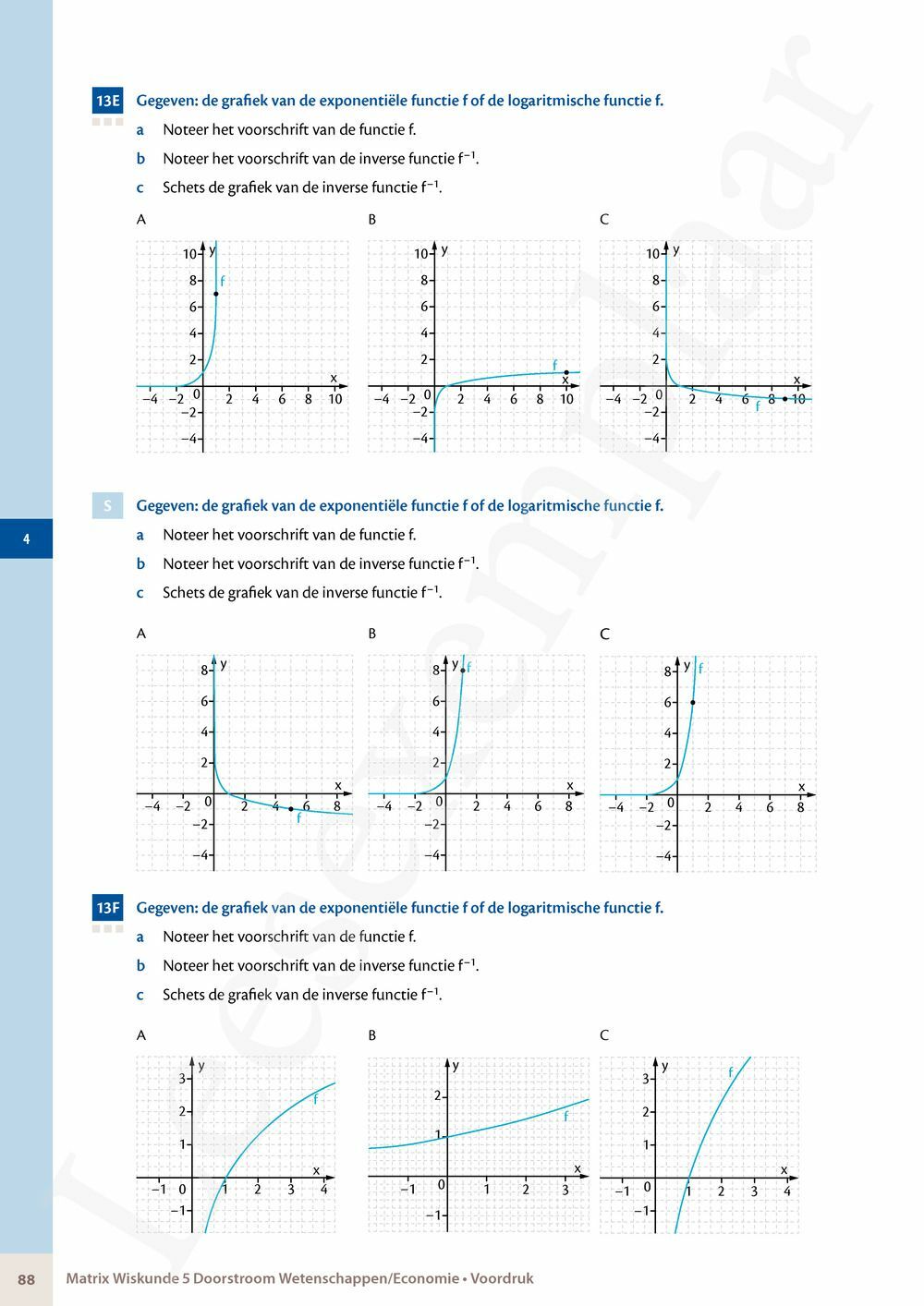 Preview: Matrix Wiskunde 5 Analyse deel 2: rijen, continuïteit, limieten, afgeleiden en verloop van functies Doorstroom Wetenschappen, Doorstroom Economie Handboek (incl. Pelckmans Portaal)