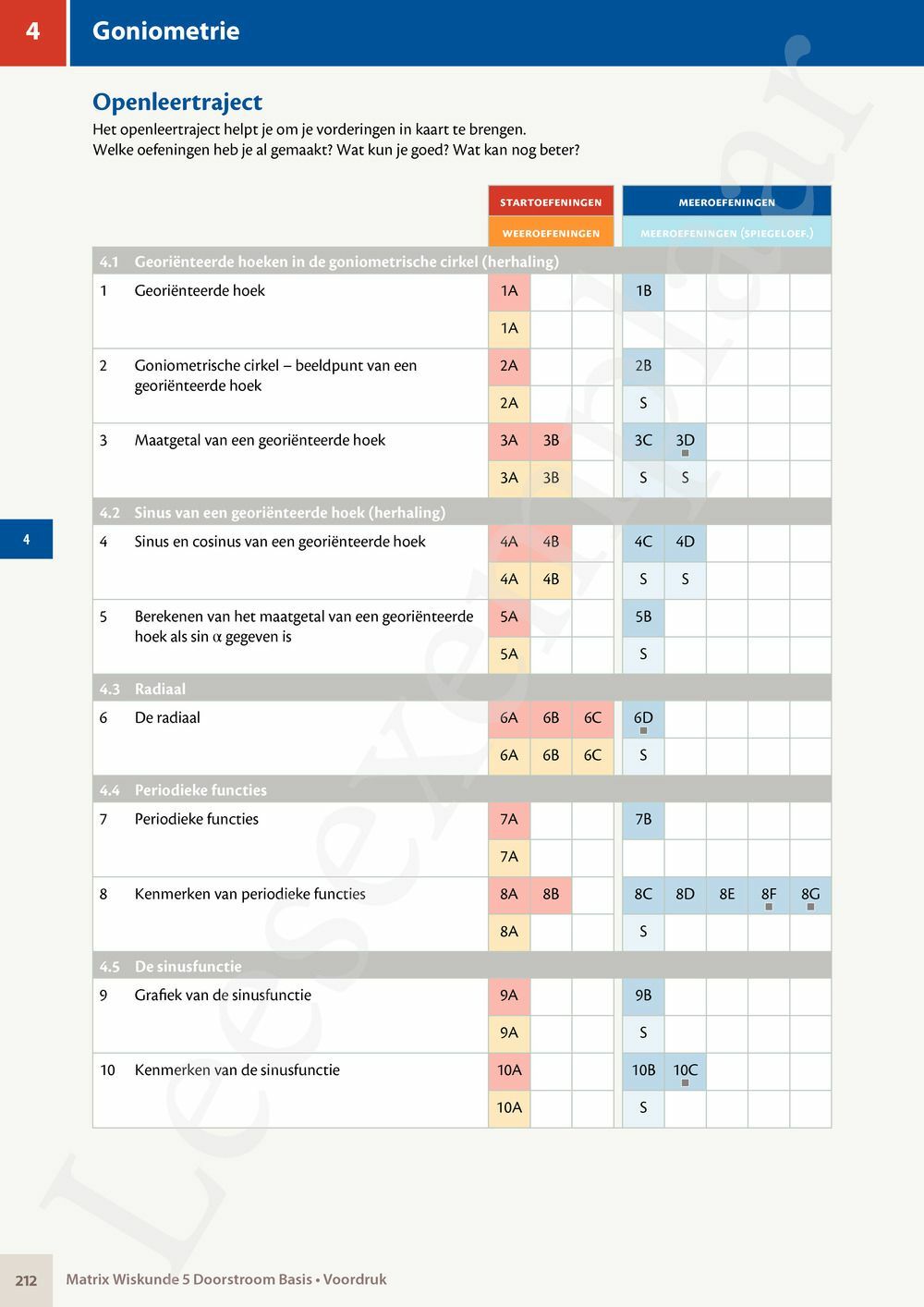 Preview: Matrix Wiskunde 5/6 Kansrekenen, statistiek Doorstroom Basis en Dubbele finaliteit Leerwerkboek (incl. Pelckmans Portaal)