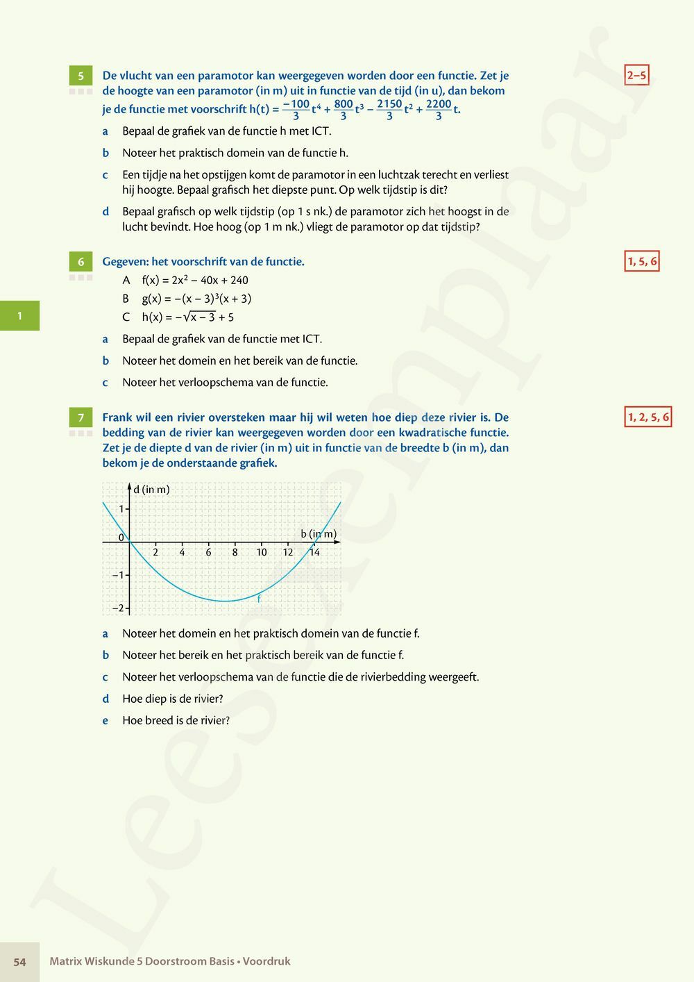 Preview: Matrix Wiskunde 5/6 Kansrekenen, statistiek Doorstroom Basis en Dubbele finaliteit Leerwerkboek (incl. Pelckmans Portaal)