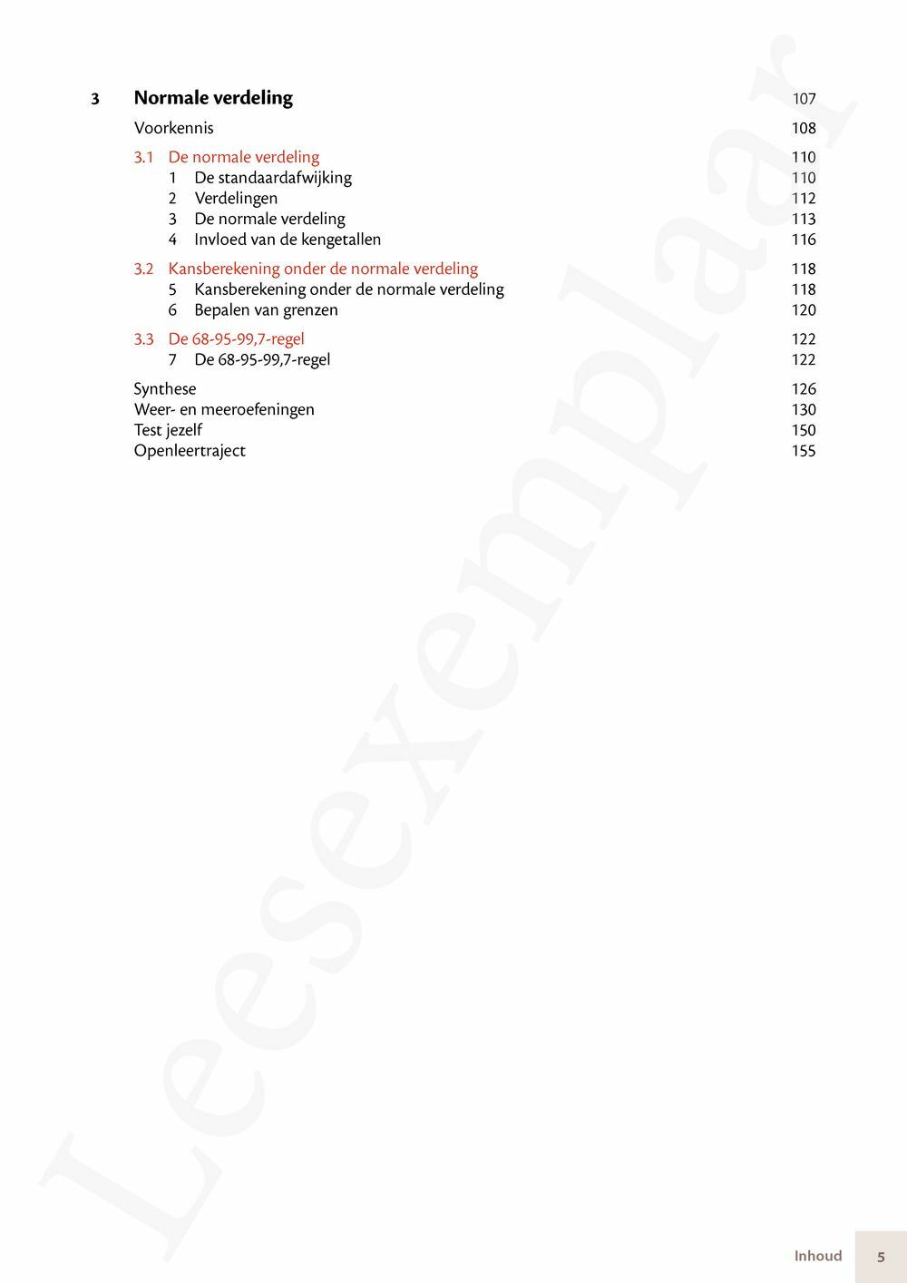 Preview: Matrix Wiskunde 5/6 Kansrekenen, statistiek Doorstroom Basis en Dubbele finaliteit Leerwerkboek (incl. Pelckmans Portaal)