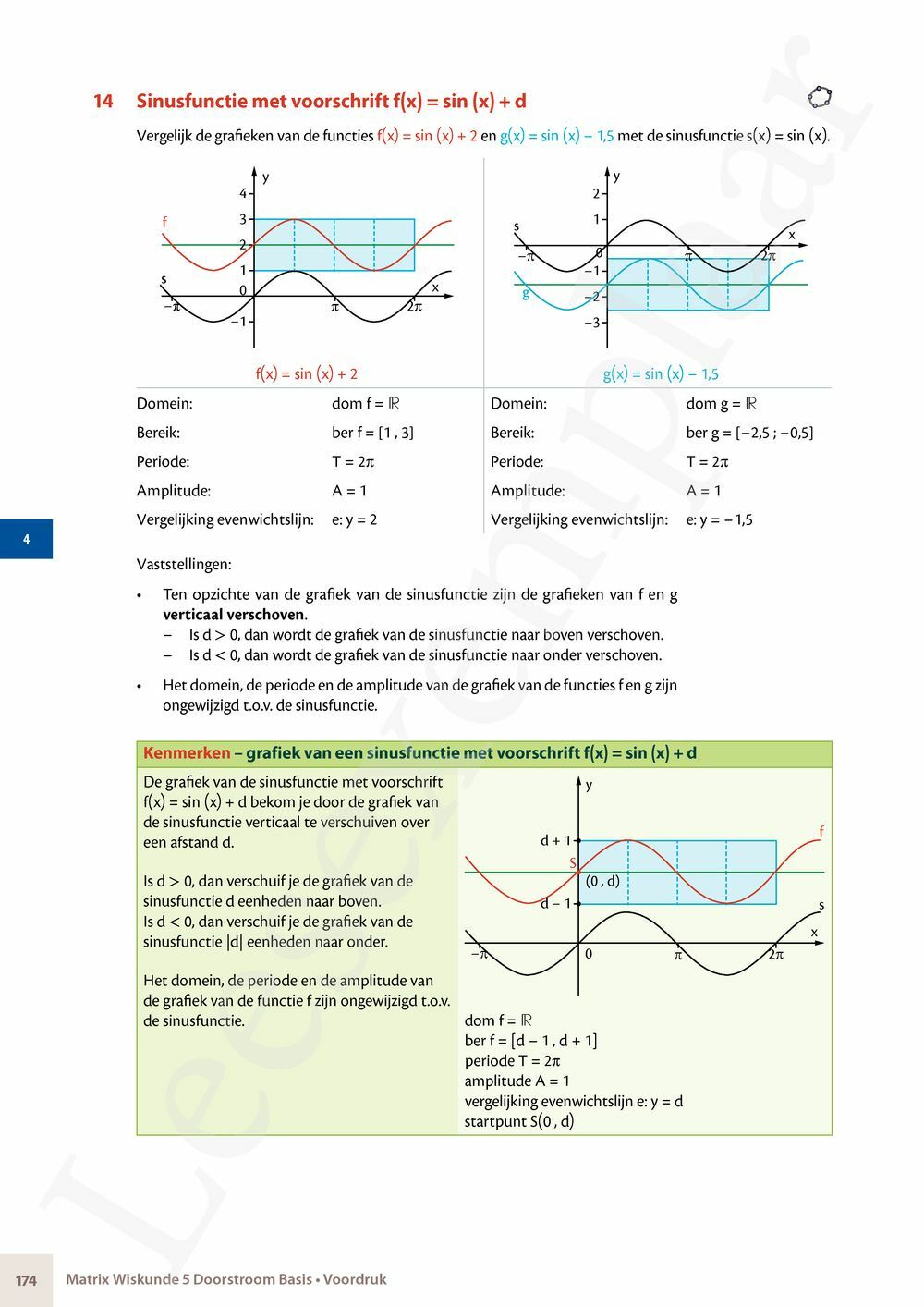 Preview: Matrix Wiskunde 5/6 Kansrekenen, statistiek Doorstroom Basis en Dubbele finaliteit Leerwerkboek (incl. Pelckmans Portaal)