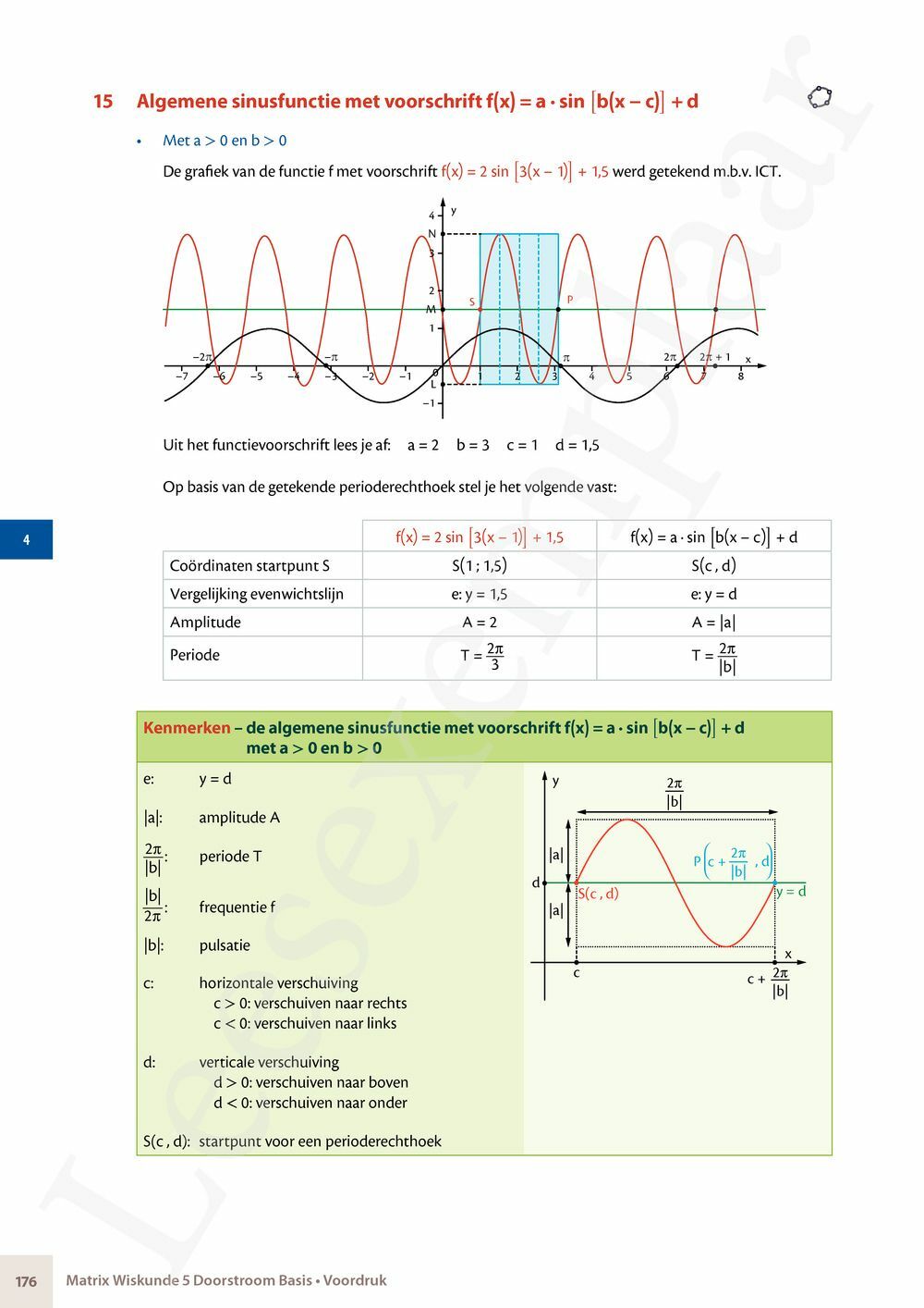 Preview: Matrix Wiskunde 5/6 Kansrekenen, statistiek Doorstroom Basis en Dubbele finaliteit Leerwerkboek (incl. Pelckmans Portaal)