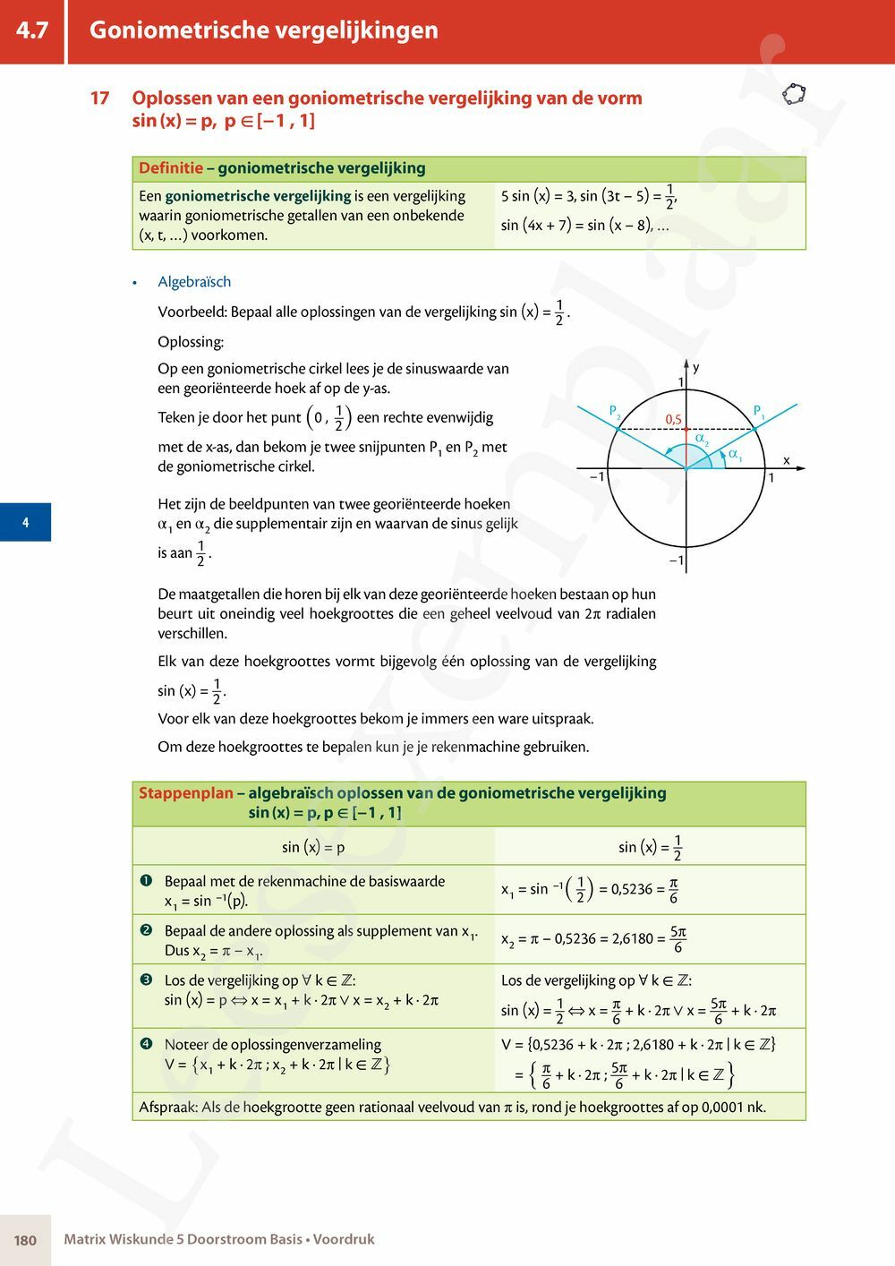 Preview: Matrix Wiskunde 5/6 Kansrekenen, statistiek Doorstroom Basis en Dubbele finaliteit Leerwerkboek (incl. Pelckmans Portaal)
