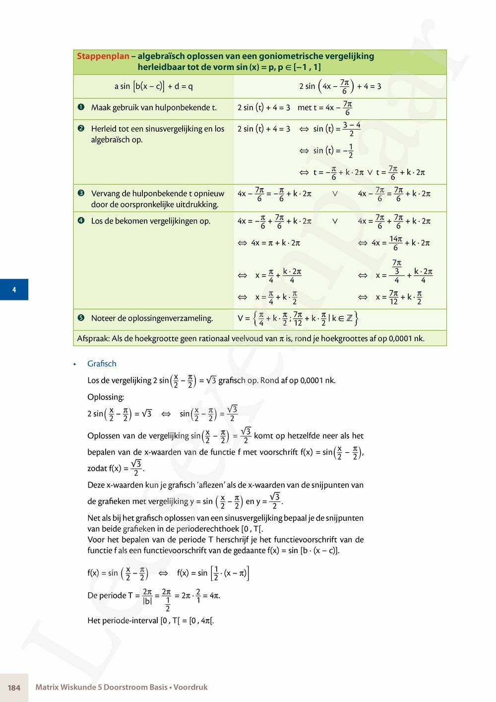 Preview: Matrix Wiskunde 5/6 Kansrekenen, statistiek Doorstroom Basis en Dubbele finaliteit Leerwerkboek (incl. Pelckmans Portaal)