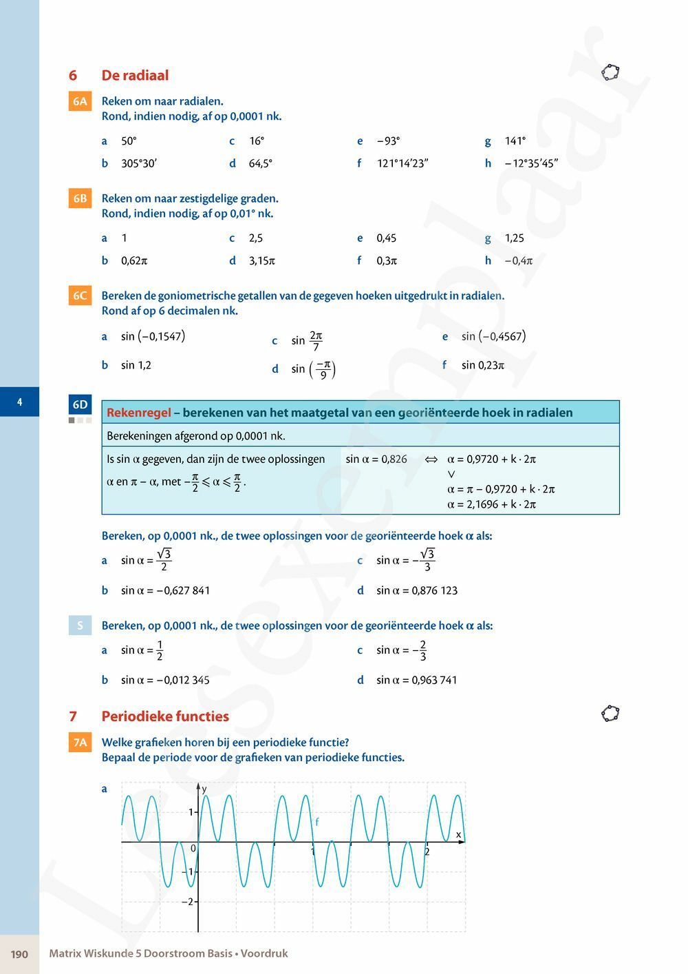 Preview: Matrix Wiskunde 5/6 Kansrekenen, statistiek Doorstroom Basis en Dubbele finaliteit Leerwerkboek (incl. Pelckmans Portaal)