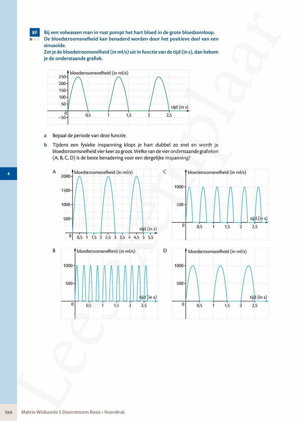 Preview: Matrix Wiskunde 5/6 Kansrekenen, statistiek Doorstroom Basis en Dubbele finaliteit Leerwerkboek (incl. Pelckmans Portaal)
