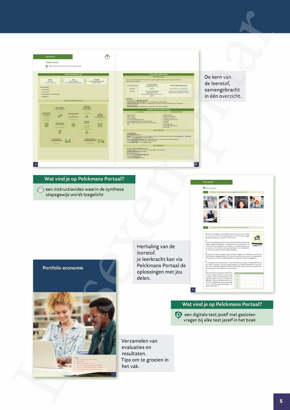 Preview: Markt 6 Bedrijfswetenschappen en Recht Handboek (incl. Pelckmans Portaal)