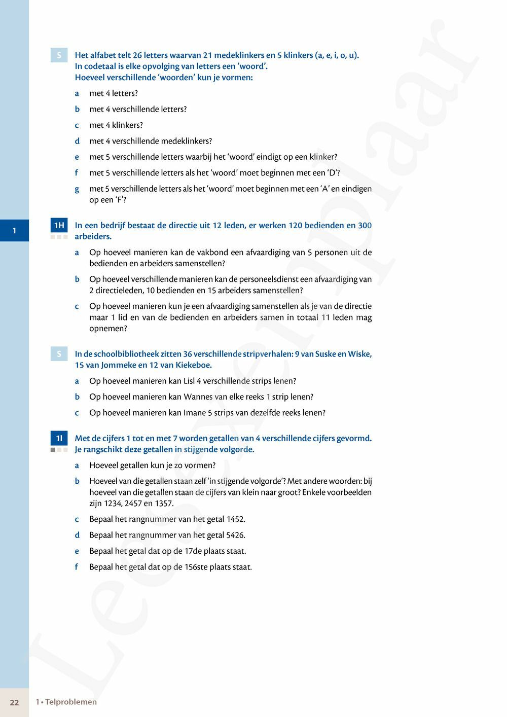 Preview: Matrix Wiskunde 6 Statistiek, kansrekenen, telproblemen Doorstroom Gevorderde wiskunde Handboek (incl. Pelckmans Portaal)