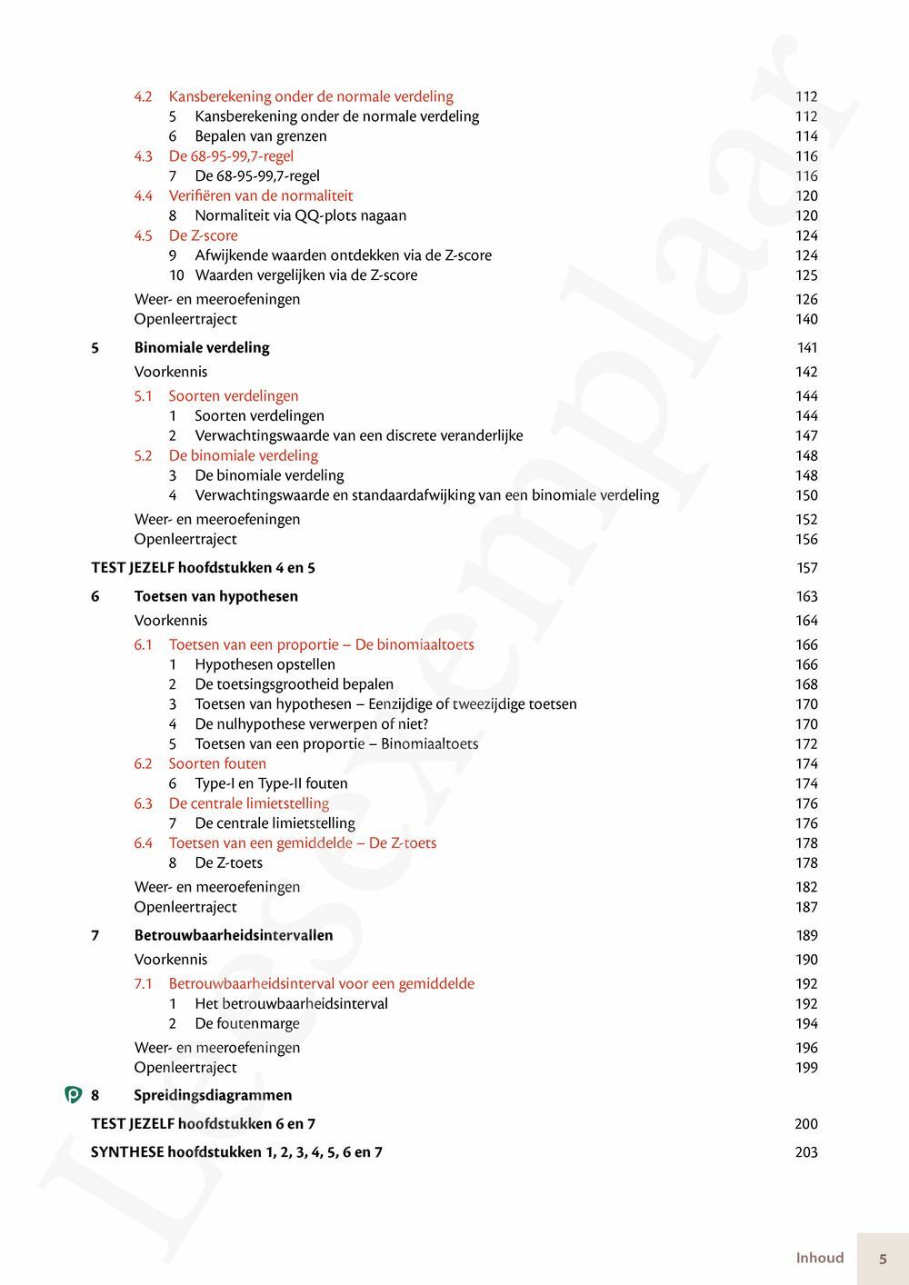 Preview: Matrix Wiskunde 6 Statistiek, kansrekenen, telproblemen Doorstroom Gevorderde wiskunde Handboek (incl. Pelckmans Portaal)