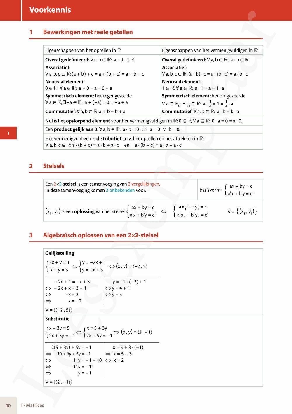 Preview: Matrix Wiskunde 6 Matrices Doorstroom Wetenschappen, Doorstroom Economie Handboek (incl. Pelckmans Portaal)