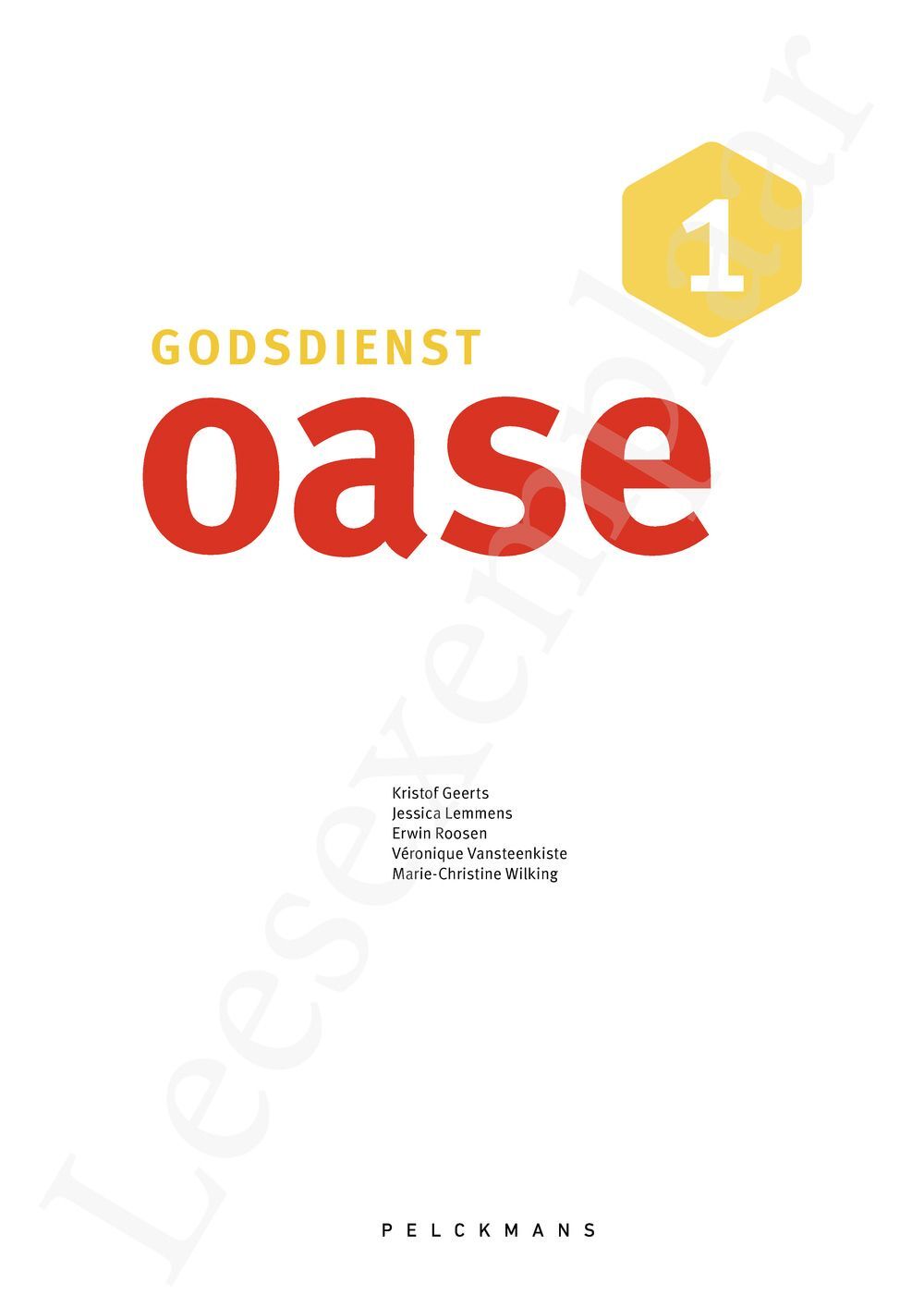 Preview: Oase 1 Leerwerkboek (incl. Pelckmans Portaal)