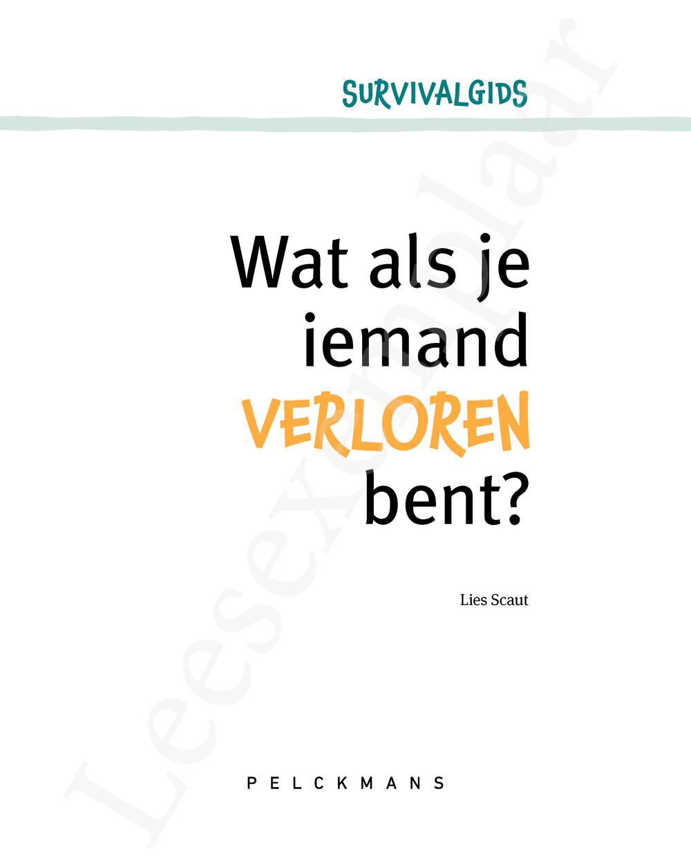 Preview: Survivalgids - Wat als je iemand verloren bent?