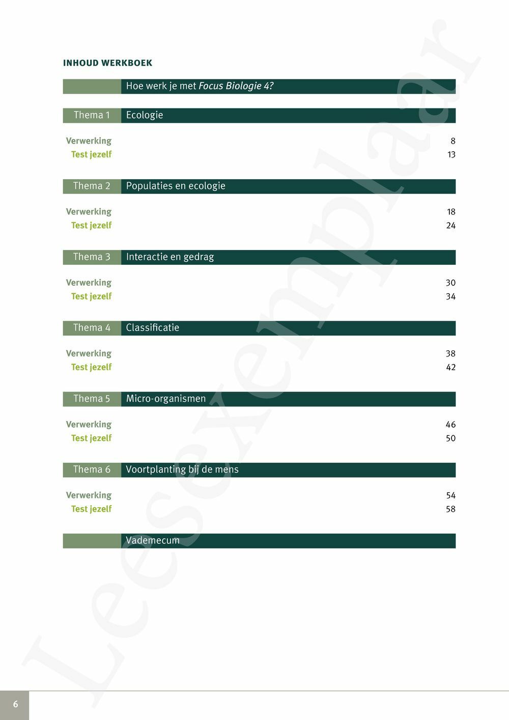 Preview: Focus Biologie 4.2 Werkboek (incl. Pelckmans Portaal)