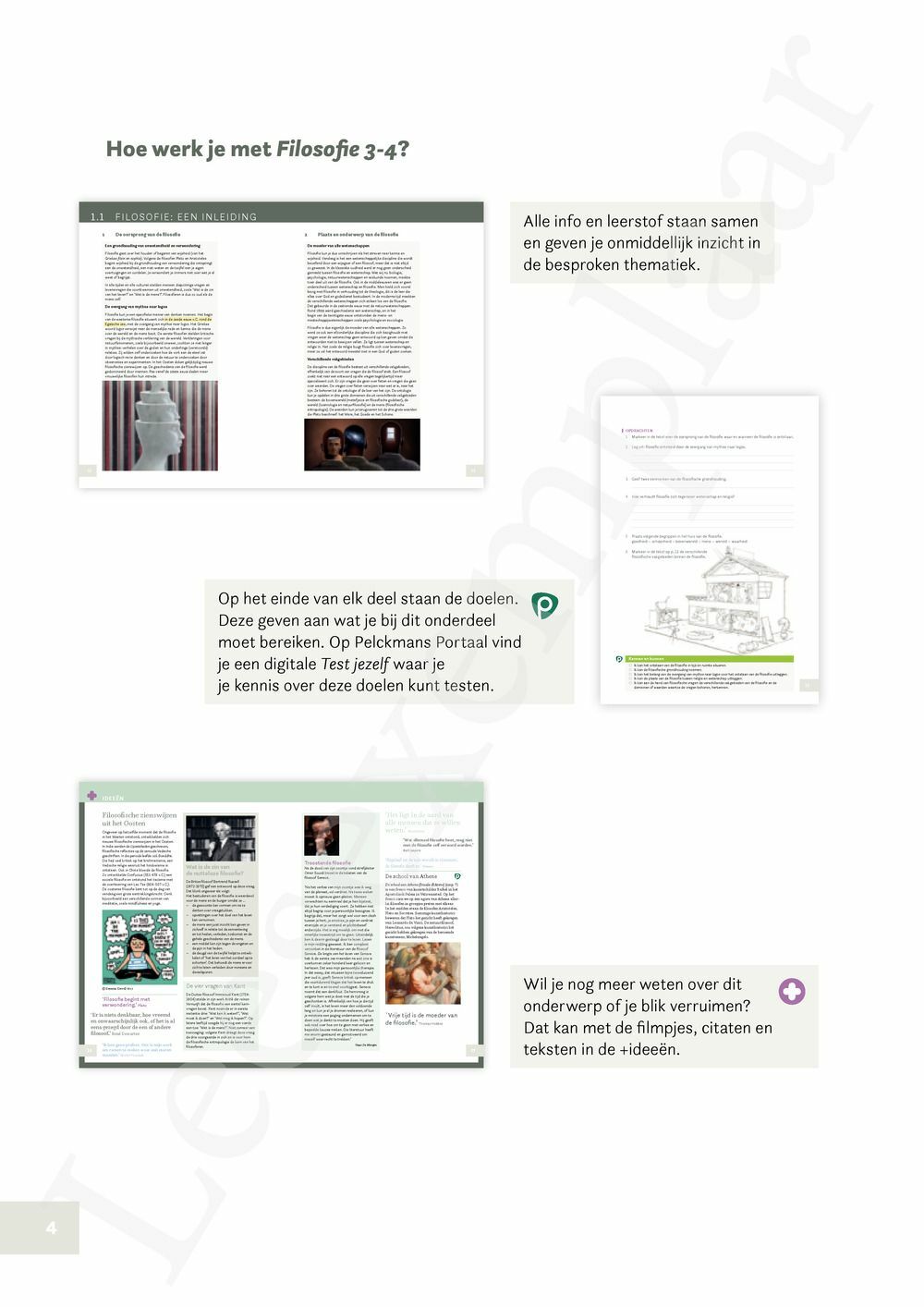 Preview: Filosofie 3-4 Leerwerkboek (incl. Pelckmans Portaal)