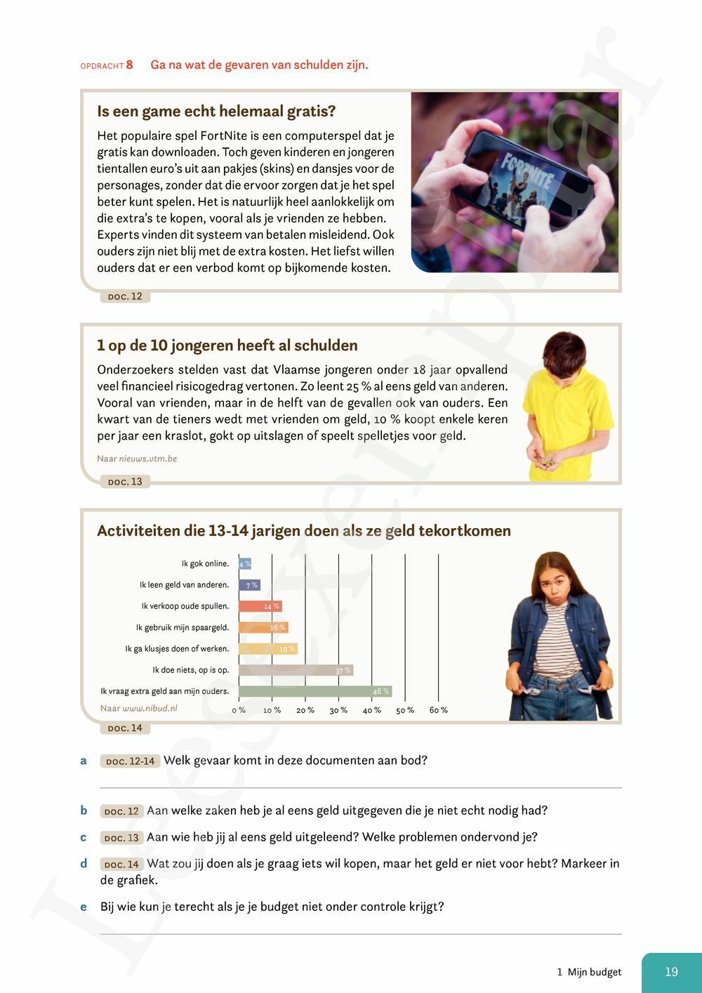 Preview: Financiële en economische vorming Leerwerkboek Eerste graad (incl. Pelckmans Portaal)