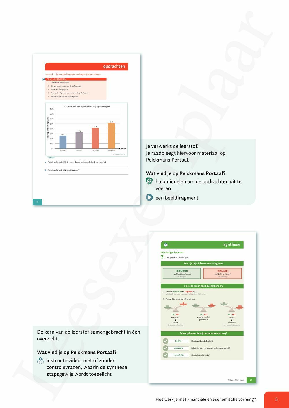 Preview: Financiële en economische vorming Leerwerkboek Eerste graad (incl. Pelckmans Portaal)