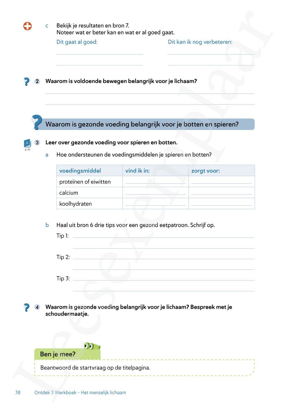 Preview: Ontdek 3 wetenschappen en techniek Werkboek