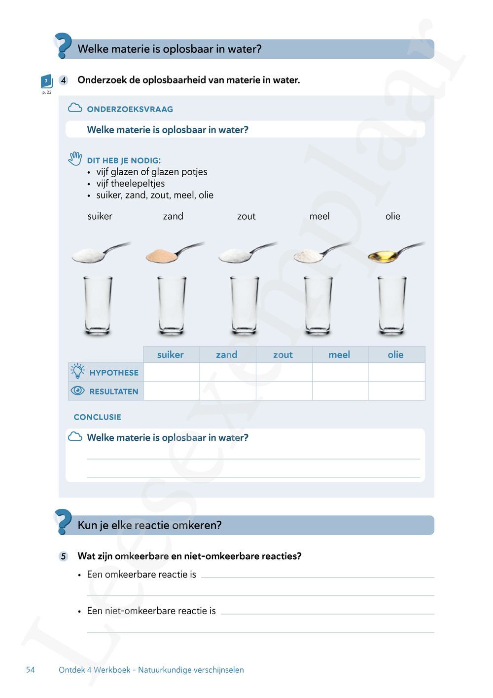 Preview: Ontdek 3 wetenschappen en techniek Werkboek