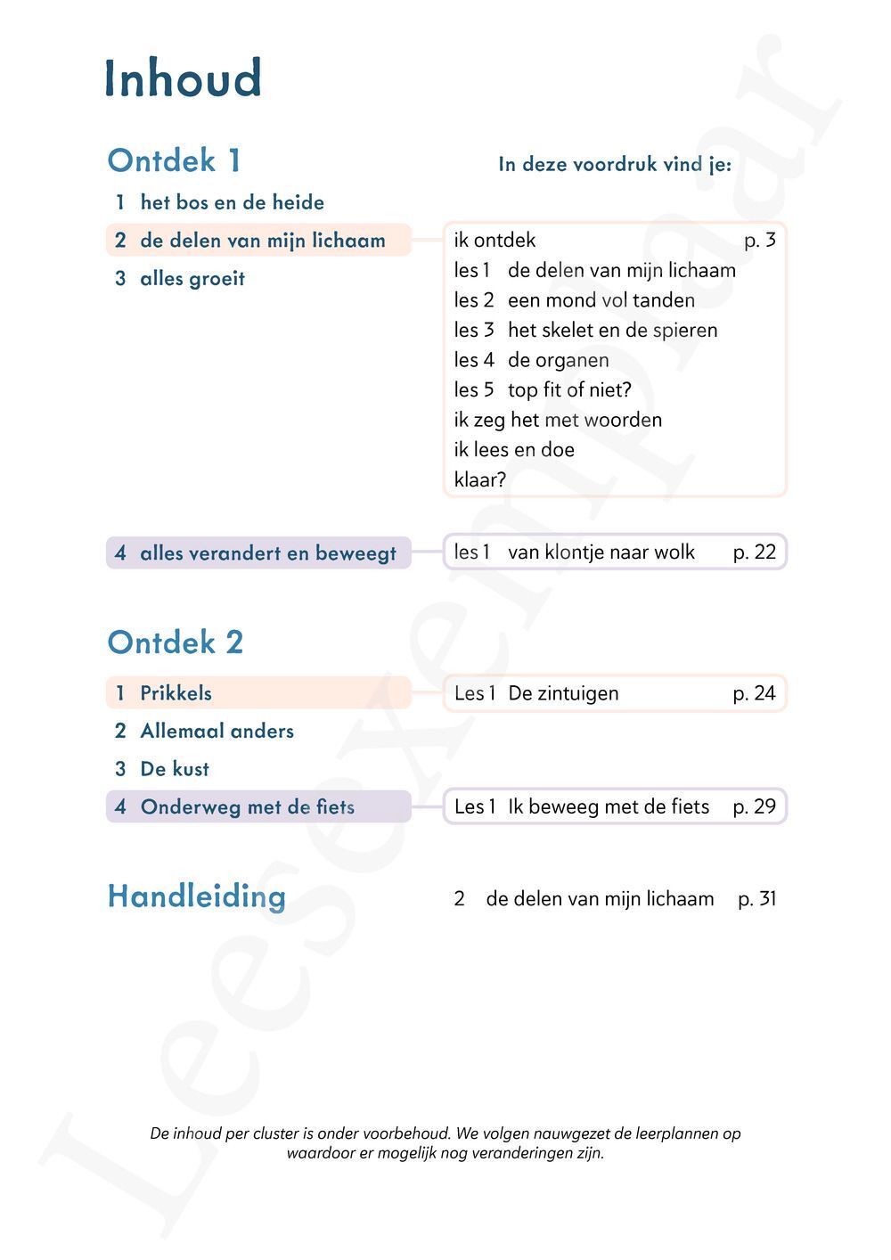 Preview: Ontdek 2 wetenschappen en techniek Leerwerkboek