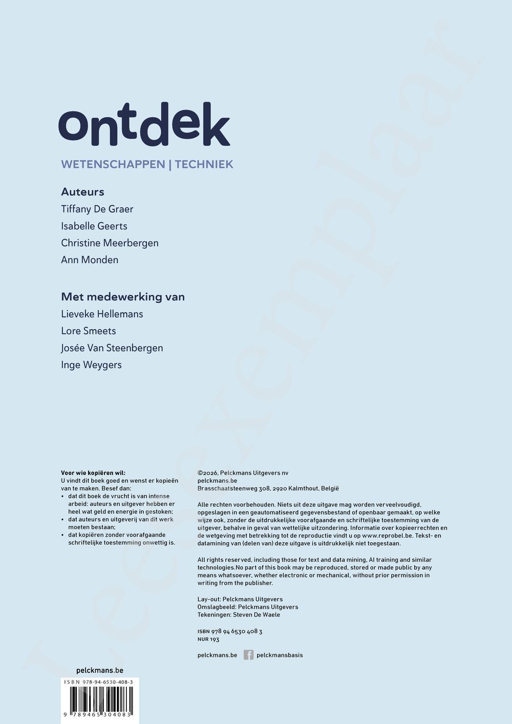 Preview: Ontdek 2 wetenschappen en techniek Leerwerkboek