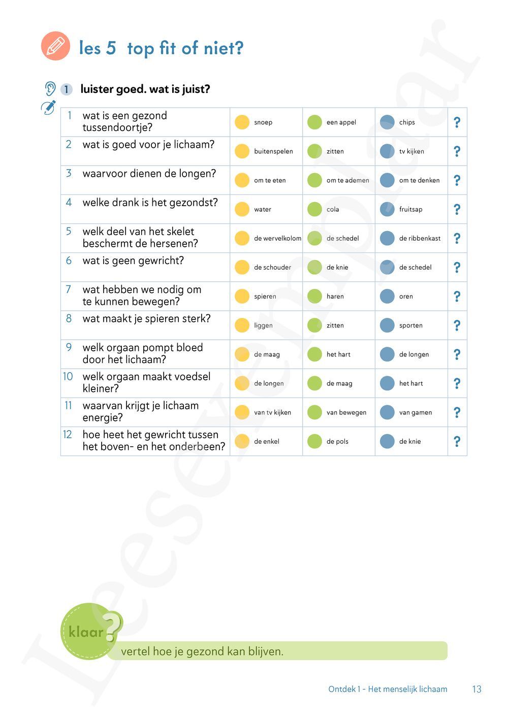 Preview: Ontdek 1 wetenschappen en techniek Leerwerkboek