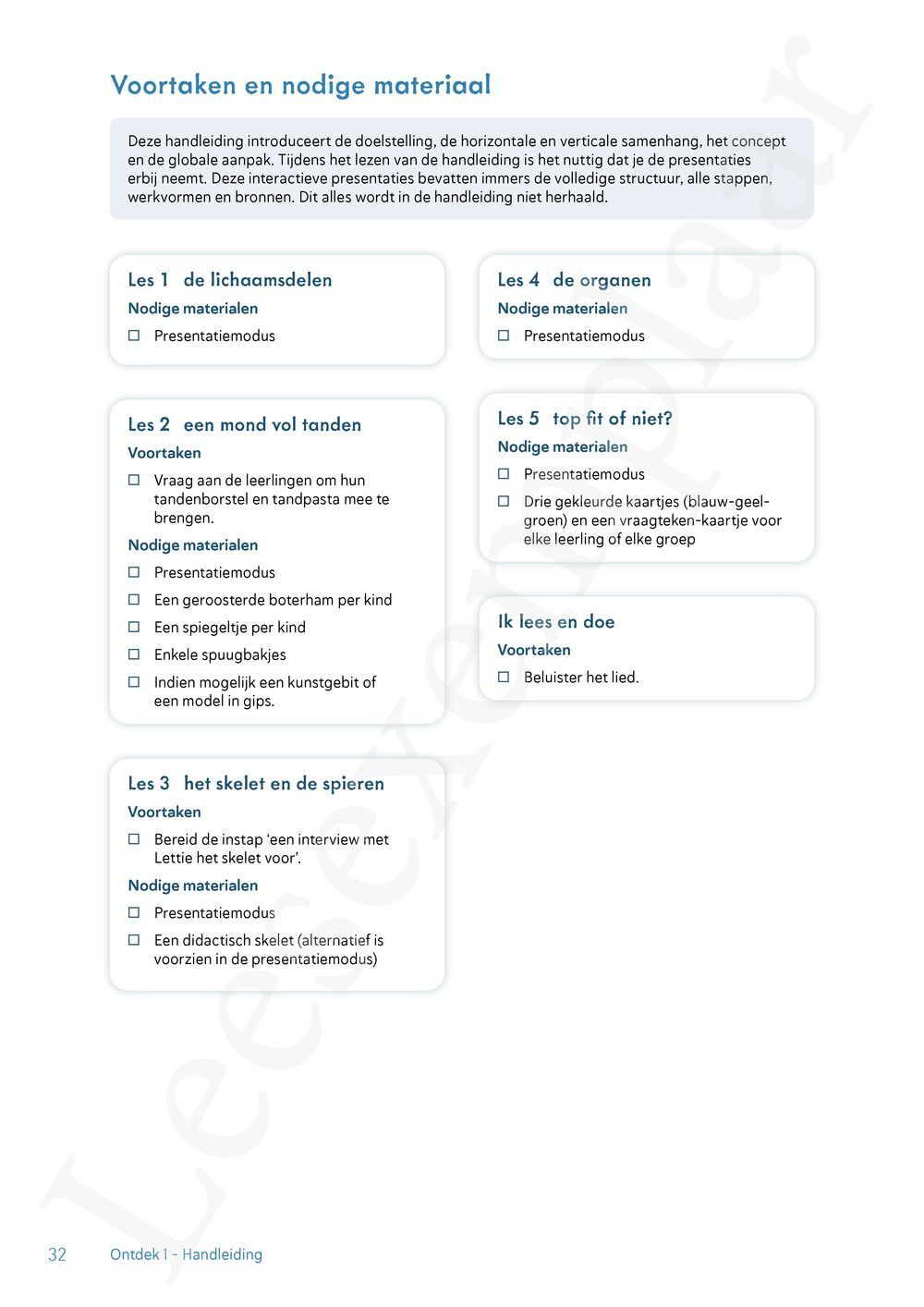 Preview: Ontdek 1 wetenschappen en techniek Leerwerkboek