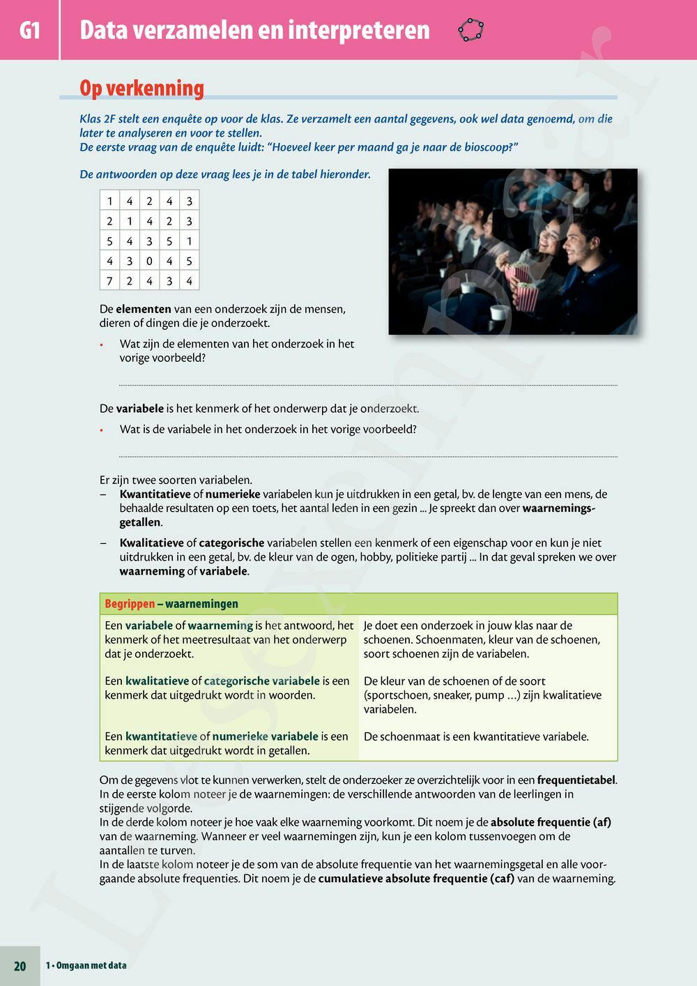 Preview: Matrix Wiskunde 2 Getallenleer Leerwerkboek (editie 2025) (incl. Vademecum en Pelckmans Portaal)
