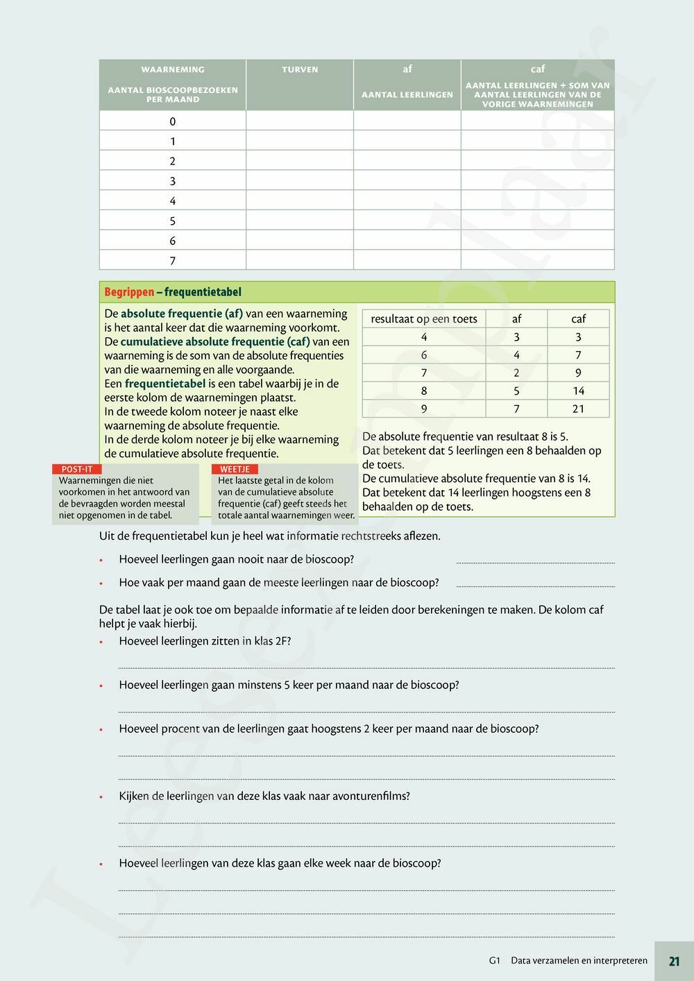 Preview: Matrix Wiskunde 2 Getallenleer Leerwerkboek (editie 2025) (incl. Vademecum en Pelckmans Portaal)