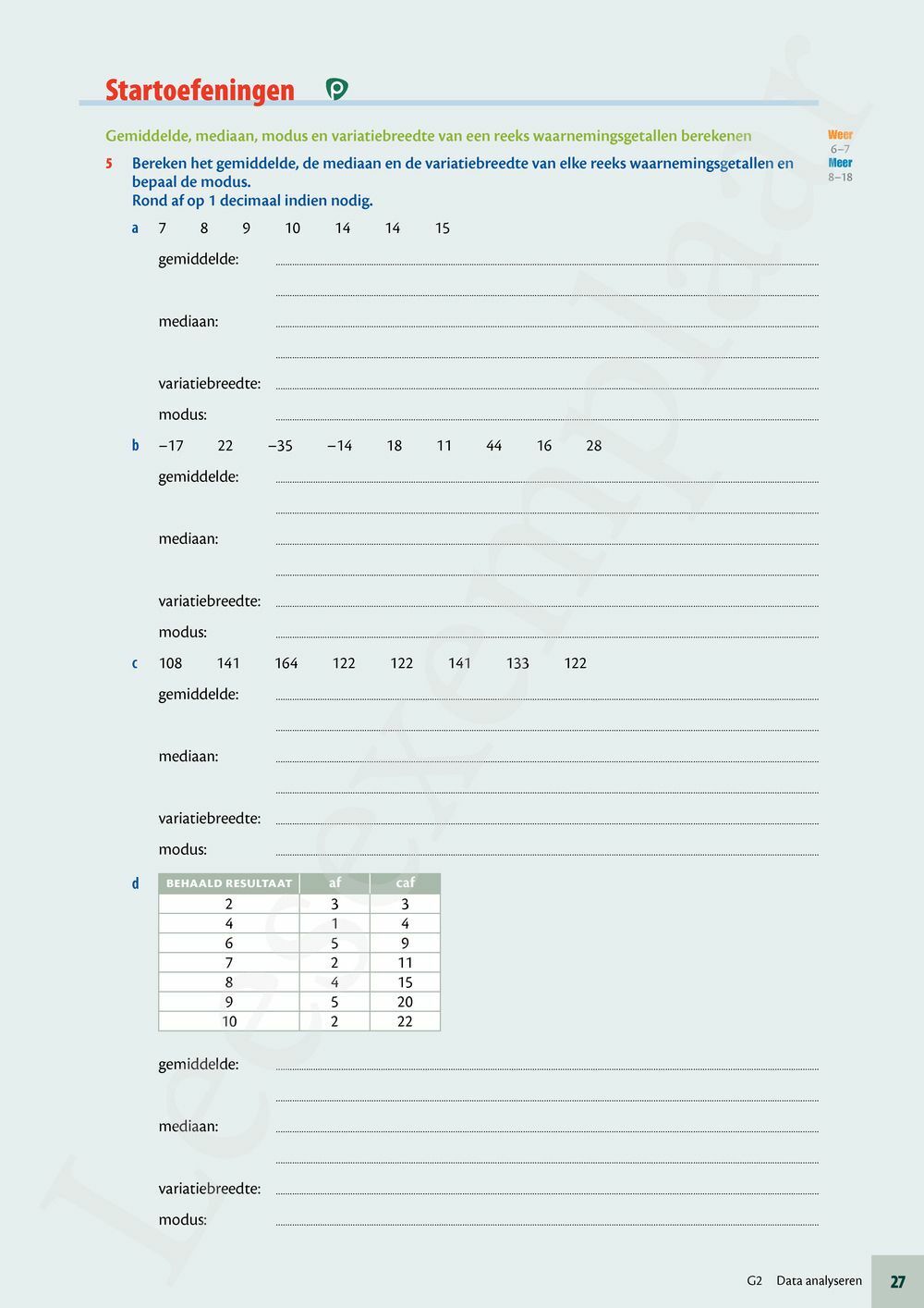 Preview: Matrix Wiskunde 2 Getallenleer Leerwerkboek (editie 2025) (incl. Vademecum en Pelckmans Portaal)
