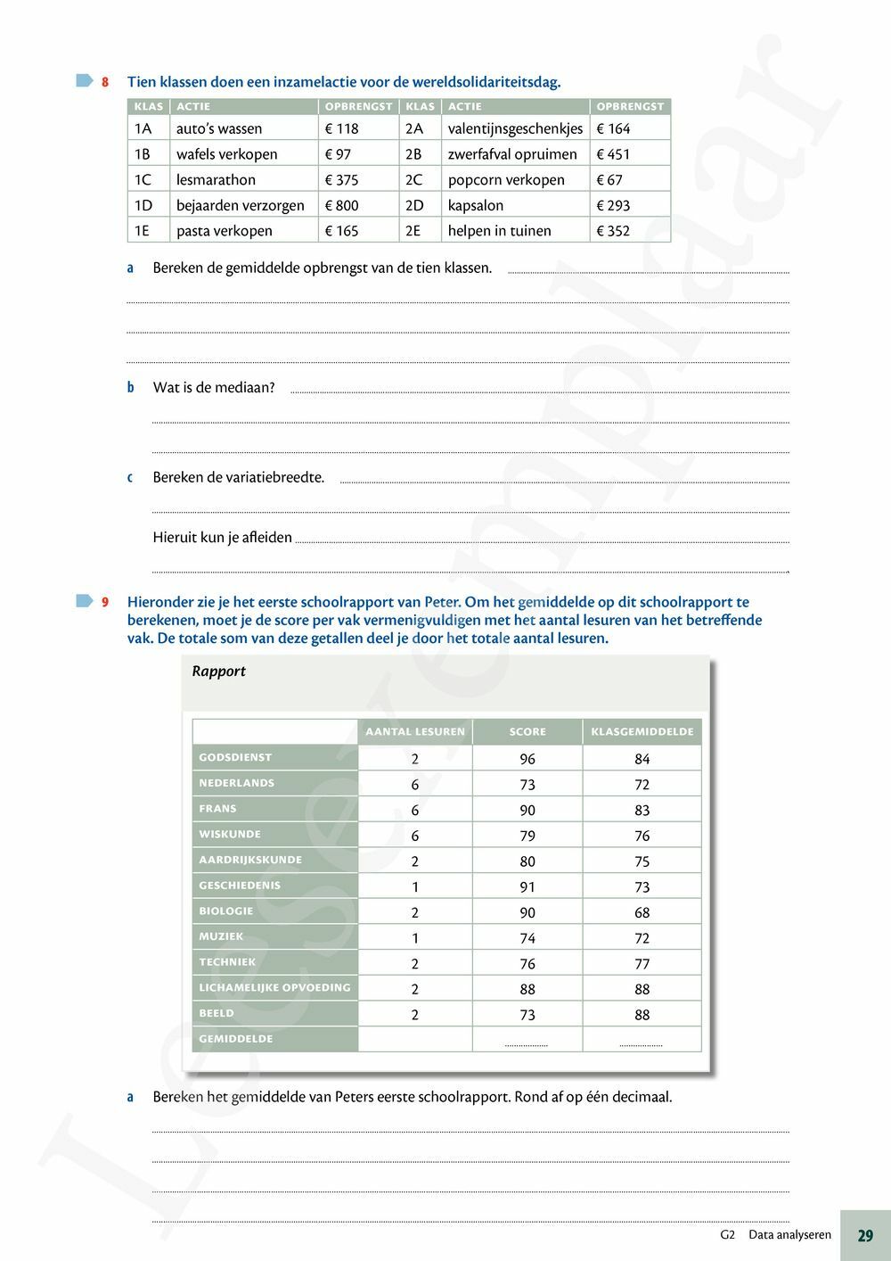 Preview: Matrix Wiskunde 2 Getallenleer Leerwerkboek (editie 2025) (incl. Vademecum en Pelckmans Portaal)