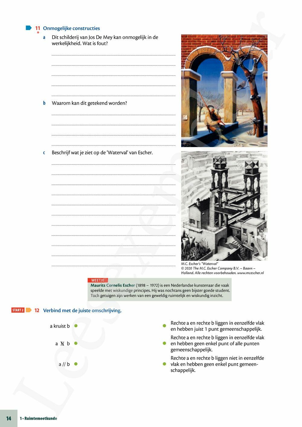 Preview: Matrix Wiskunde 2 Meetkunde Leerwerkboek (editie 2025) (incl. Pelckmans Portaal)