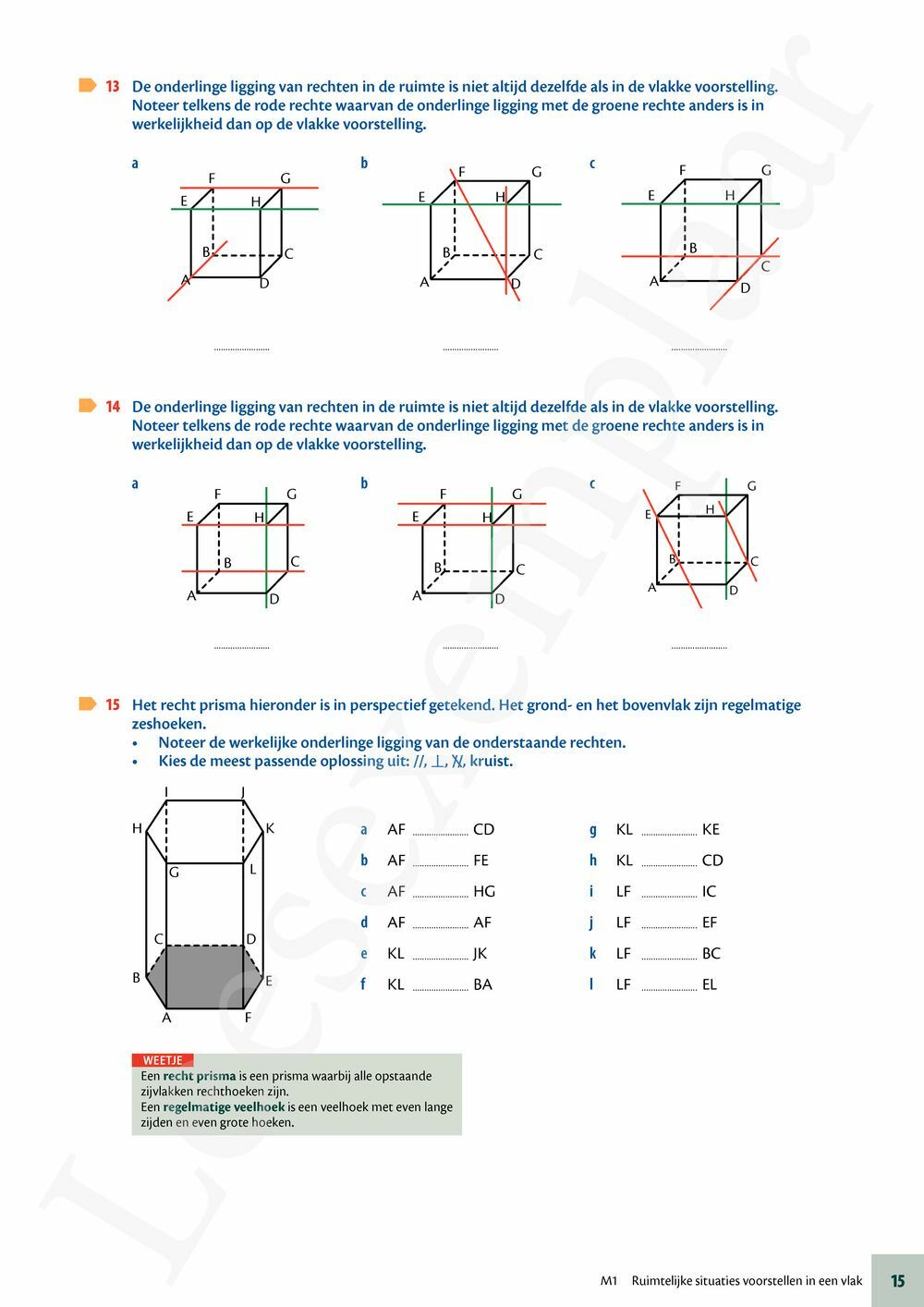 Preview: Matrix Wiskunde 2 Meetkunde Leerwerkboek (editie 2025) (incl. Pelckmans Portaal)