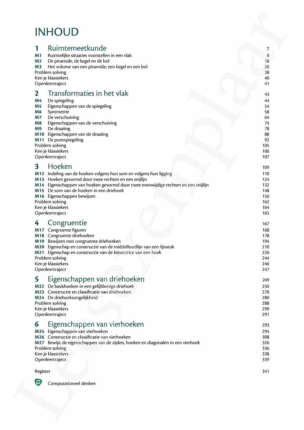 Preview: Matrix Wiskunde 2 Meetkunde Leerwerkboek (editie 2025) (incl. Pelckmans Portaal)