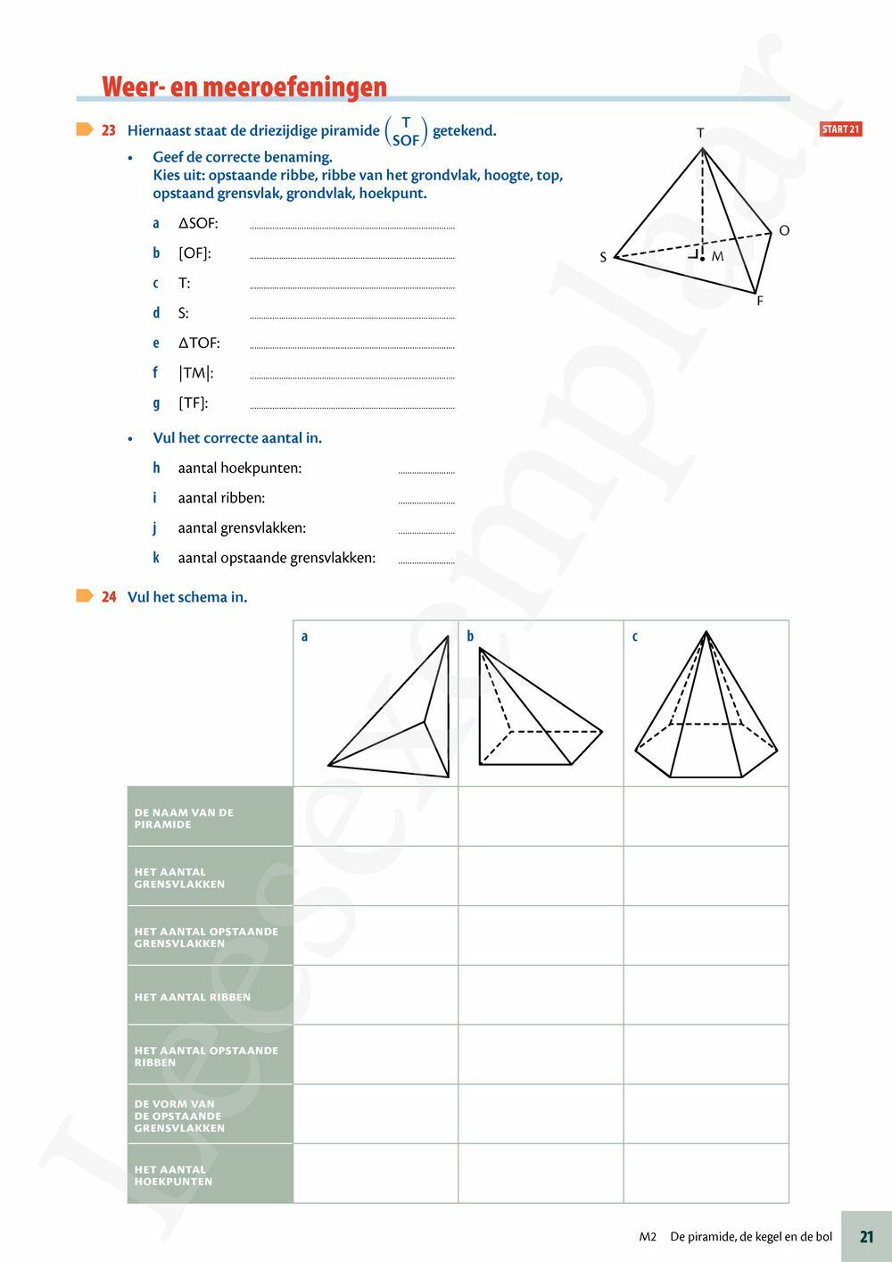 Preview: Matrix Wiskunde 2 Meetkunde Leerwerkboek (editie 2025) (incl. Pelckmans Portaal)