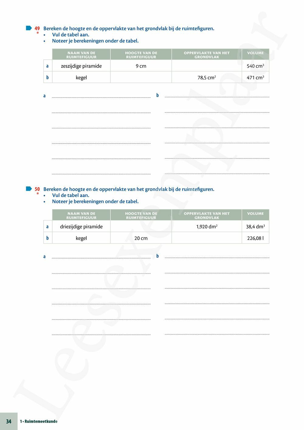 Preview: Matrix Wiskunde 2 Meetkunde Leerwerkboek (editie 2025) (incl. Pelckmans Portaal)