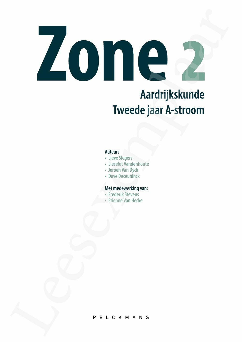 Preview: Zone 2 Leerwerkboek (editie 2025) (incl. Pelckmans Portaal)
