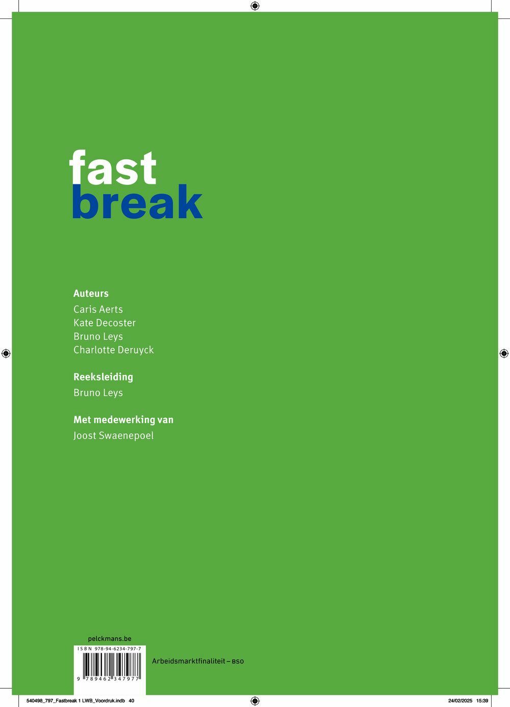 Preview: Fastbreak 1 Leerwerkboek (incl. Pelckmans Portaal)