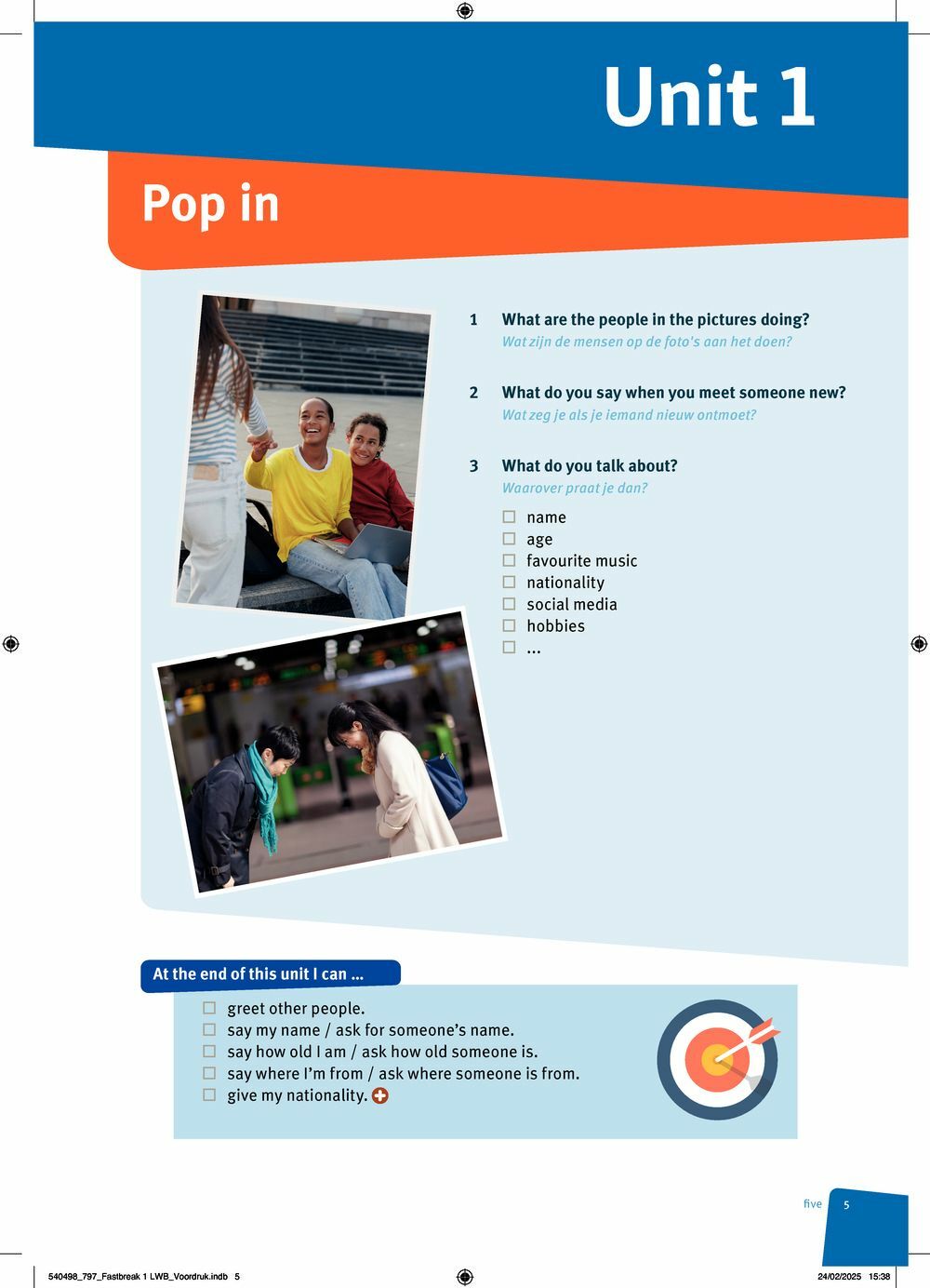 Preview: Fastbreak 1 Leerwerkboek (incl. Pelckmans Portaal)