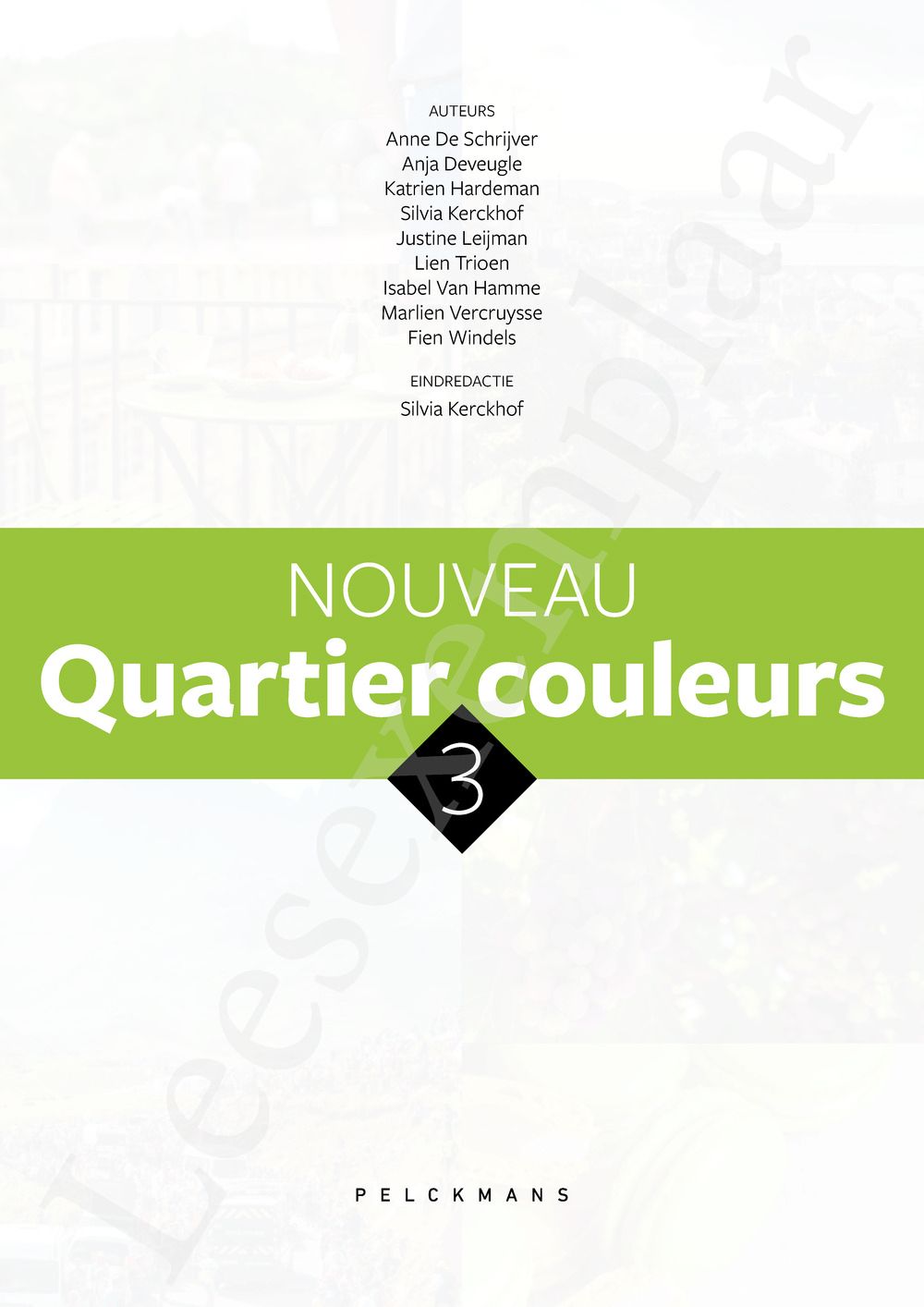 Preview: Nouveau Quartier couleurs 3 Leerwerkboek (incl. Pelckmans Portaal)