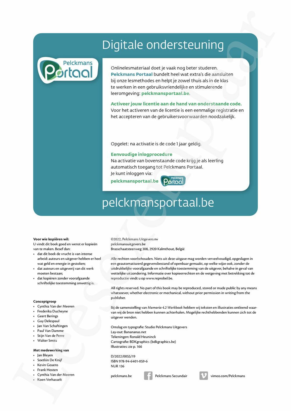 Preview: Memoria 4.2 Werkboek (incl. Pelckmans Portaal)