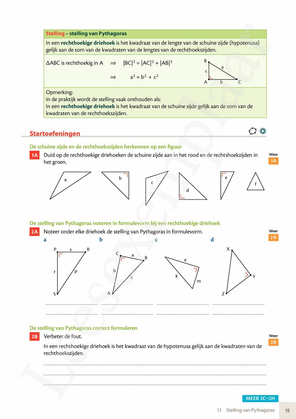 Preview: Matrix Wiskunde 3.5 Leerwerkboek B Meetkunde – Statistiek (incl. Pelckmans Portaal)