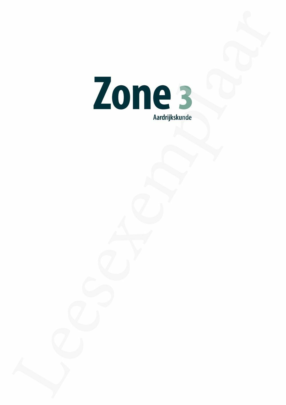 Preview: Zone 3 Leerwerkboek (incl. Pelckmans Portaal)
