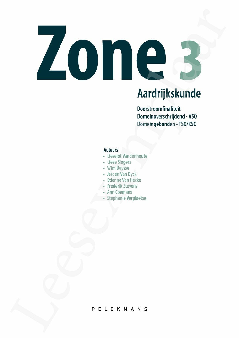 Preview: Zone 3 Leerwerkboek (incl. Pelckmans Portaal)