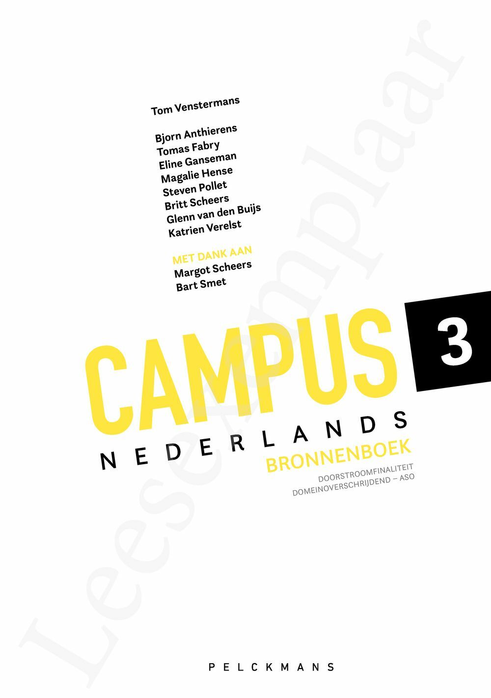 Preview: Campus Nederlands 3 Bronnenboek (incl. Pelckmans Portaal)